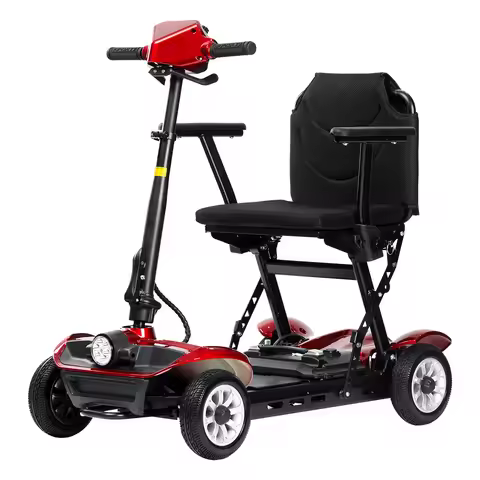 Customized Lithium Battery Lightweight Scooter Easy Operation Foldable Travel Mobility Scooter for t