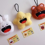 FIO HAHAHA Club Fluffy Mirror Keyring