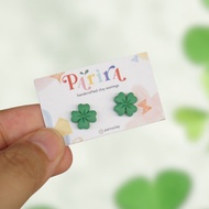 Clover - 4 Leaf - Clover Leaf - Handmade - Polymer Clay - Earrings - Clay Earrings - Pamara Clay