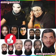 3D printed Full Face mask Cosplay Diddy Kanye mask Celebrity disguise Funny Mask for Fans Role Play 