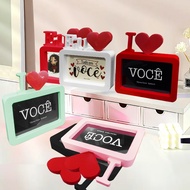 9*14CM High quality plastic picture frame stand frame photo holder decoration aesthetic LOVE frames