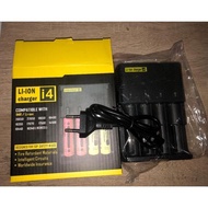 THE BEST I4 BATTERY CHARGER 4 SLOTS BATTERY CHARGER/ 18650 - AA - AAA - 26650 CODE 527