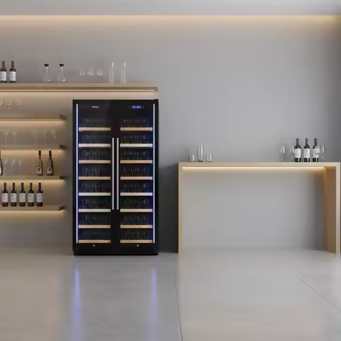 High-capacity 860L 320BOTTLES Intelligent Constant Humidity Beer Wine Beverage Cooler Smart Display