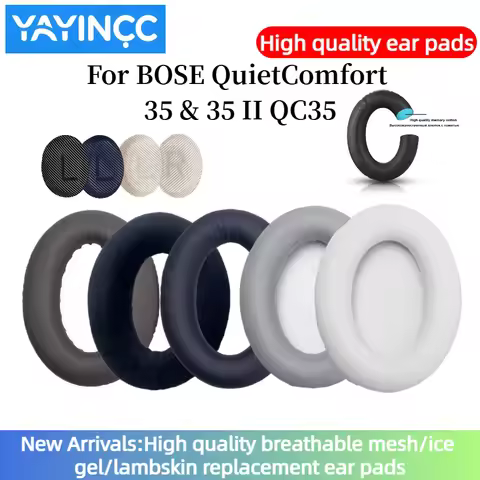 YAYINCC Replacement High Quality Protein skin memory sponge EarPads for BOSE QuietComfort 35 & 35 II