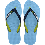 HAVAIANAS รองเท้าแตะ Brasil Mix Flip Flops BLUE 41232061056U_H3BLXX