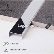 TERLARIS LIST STAINLESS U SILVER 10 X 10 X 10 X 08 MM X 3050 | COD