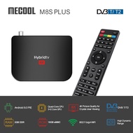 MECOOL M8S Plus Hybird DVB T/T2 2GB/16GB 9.0 TV Box Amlogic S905X2 4K Smart TV Box 2.4G Wifi Media Receiver IP TV