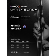 [FREE PACKING PVC] BC IROLY VANTABLACK 632 TOROYCA HOLLOW CARBON FULL FUJI ROD GUIDERing