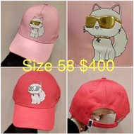 Karl Lagerfeld 老佛爺帽cap size 58 $400