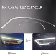 For AUDI A3 2017-2019 LED DRL Light guide plate Light guide tube Headlight Daytime Running Light Gui