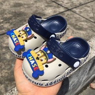 Children's Slippers Boys' Hole Shoes Summer Baby 1-3 Years Old 2 Soft Bottom Non-Slip Women's Beach Shoes Indoor Sandals Paw Patrol