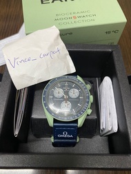 Swatch omega 地球 earth 全新有單(貨號：vn93la)