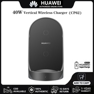 HUAWEI Vertical Wireless Charger Original CP62 40W Super Fast Charge Qi Smart Adapter for Mate 50 40 30 20 RS P50 P40 P30 Pro, iPhone 13 12 11 Pro Max,Samsung Series