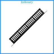 KOK Enterprise 1U Rack Cable Organizers 19in 24 Position 48 Port Cold Rolled Steel Networking Compon