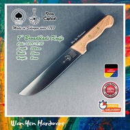 [Made in Germany] F. Herder 7" Broad-blade Knife/ Butcher knife / Pisau Lapah /Meat Knife with Wooden Handle - 0388-1800