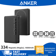 Anker 334 Magnetic Wireless Charging MagGo Powerbank Type-C PowerCore 10000mAh Battery Magsafe powerbank Fast Charger with tation Detachable USB-A to USB C Cable Only Compatible with Power Bank for iPhone 15 pro max SAMSUNG Android and Apple Series