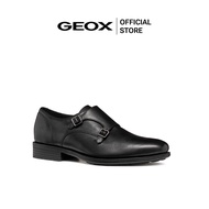 GEOX รองเท้าหนังผู้ชาย รุ่น U WALK PLEASURE F - BLACK FW24 (U46H8DC9999M_F4BKXX)