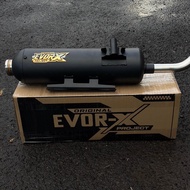 Knalpot Shijiro Tabung Vario Original EVOR X Project Knalpot Racing full system Ngebass adem gerung