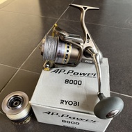 Reel Ryobi ap power 8000 second bonus spul cadangan