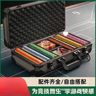 Clay Chess Manufacturer Poker Chips Set Betting Mahjong Aluminum Box Household Tokens Points Box Chi