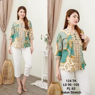 Blouse Batik Lengan Panjang 124 TK