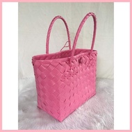 ⚽︎ ✟ LIKHANG KAMAY Plastic Bayong Bag Medium Modern Plastic Bayong Bag souvenir giveaways handmade