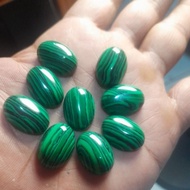 Green malachite agate 18x13 mm