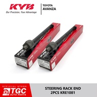 KYB KAYABA 2Pcs Rack End for Toyota Avanza 2005 - 2011 KRE1081 ( 45503-BZ010 )