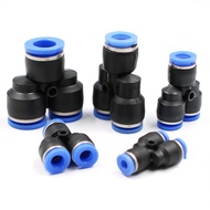 1pcs "Y" Pneumatic Connector Tee Union Push In Fitting for Air Pipe joint OD 4mm 6mm 8mm 10mm 12mm 1