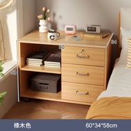 全城熱賣 - 移動床頭櫃 帶鎖簡約現代家用臥室床邊收納小櫃子 儲物櫃 簡易置物櫃