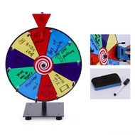 1pc 12Inch Spinning Prize Wheel With Dry Erase Markers & Eraser For Trade Shows