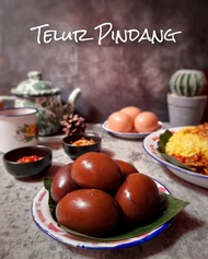 TELUR PINDANG JOHOR ASLI TRADISIONAL [HERBAL EGG] HOMEMADE MASAK KAWAH/PERIUK GRADE B