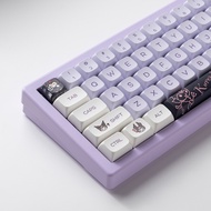 Kuromi Keycap xda Height pbt Material Purple Suitable for ESC66 akko ikbc Belly RK