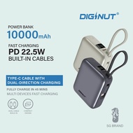 【CCC Certificate】Diginut P-50 Nano Powerbank (Grey Titanium) - 10000mAh, PD20W Fast Charging with De