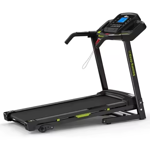Quiet 3.0 HP Treadmill with Incline, LCD Display, Heart Rate Monitor, and Cup Holder