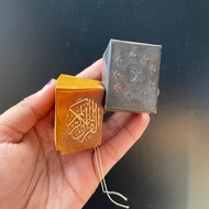 (30 JUZ) AL-QURAN STAMBUL TINTA HITAM DAN TINTA EMAS BOX KUNO