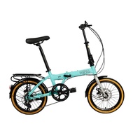 Folding Bike 16 inch element Children And Adults Newest And Fender alton kronos Disc Brake 7-speed high quality sni new