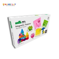 MNTL Magnetic Toppers for Magnetic tiles Alphabet theme