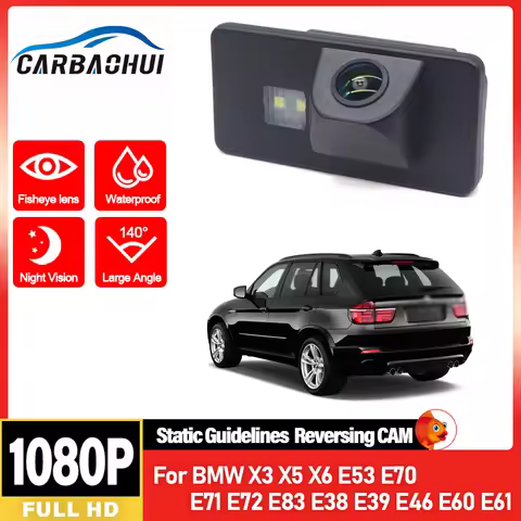 Night Vision HD Car Reverse Camera For BMW X3 X5 X6 E53 E70 E71 E72 E83 E38 E39 E46 E60 E61 Back up 