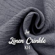 Kain Linen Crinkle Rami Crinkle Krinkle ( MIN 1 ROLL, BUKAN METERAN )