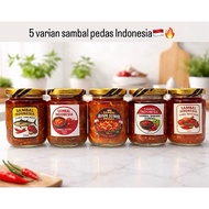 Sambal Pedas Indonesia (Ready to Eat) Sambal Penyet/Sambal Cumi Sotong/Sambal Tuna/Sambal Bawang/ Sa