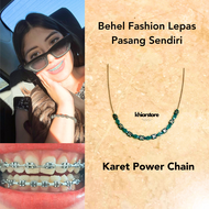 Behel Fashion Lepas Pasang Sendiri bisa cod murah power chain "ATAS"