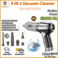 4 IN 1 95000PA Cordless Vacuum Cleaner Wireless Dust Blower Electric Air Pump Portable and Efficient