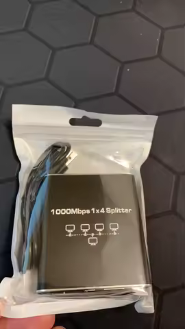 RJ45 Splitter 1 in 2/3/4 Out Network 1000Mbps RJ45 Adapter Gigabit Converter Internet Ethernet 8P8C 