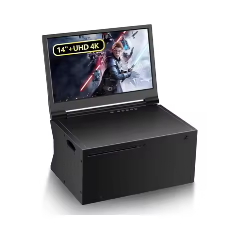 G-STORY 14 Inch Portable Monitor for Xbox 4K Portable Gaming Monitor IPS Screen with HDR, Freesync