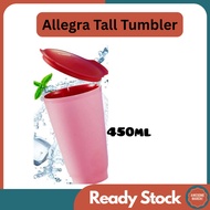 Limited Edition Tupperware Allegra Tall Tumbler 450ml Red Pink Liquid Tight