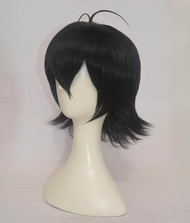 （Cos wig）High Quality Voltron Keith Wig Short Black Heat Resistant Synthetic Hair Wigs + Wig Cap