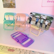 Creative Mini Folding Chair Mobile Phone Holder Student Lovely Desktop