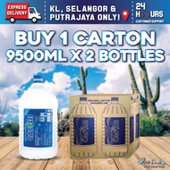 BUNDLE OF 1 CARTON : CACTUS MINERAL WATER 9500ML x 2 BOTTLES