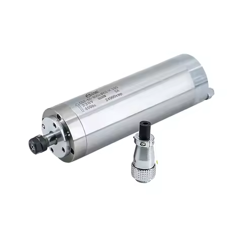 HLTNC 800W ER11 220V 400Hz 24000rpm 65mm 3PH 5A Water Cooling Spindle Motor With 4 Bearing For CNC W